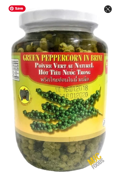 Green Peppercorn in Brine Nyonyalicious