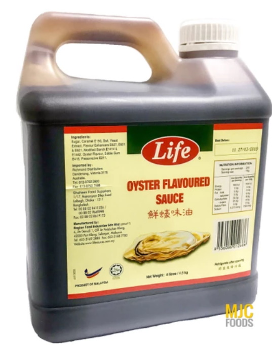 ‘Life’ Oyster Sauce 4.Lt Nyonyalicious