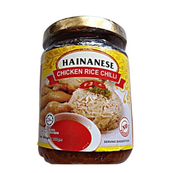 Hainanese Chicken Rice Chilli Sauce 220g Nyonyalicious